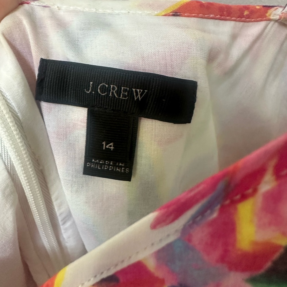 J.Crew Ratti Pineapple Summer Dress- size 14 
Hard to find!! - Picture 8 of 13